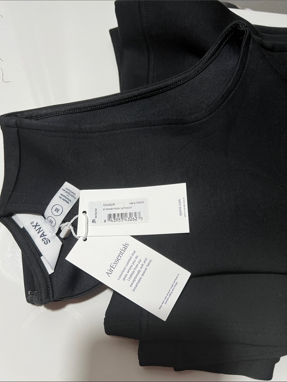 Spanx Air Essentials Jumpsuit Very Black - Medium - Picture 5 of 6